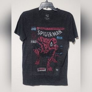 Marvel Spider-Man Graphic T-Shirt - Dark Grey Size: Small